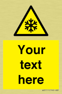 Custom Snowflake Sign